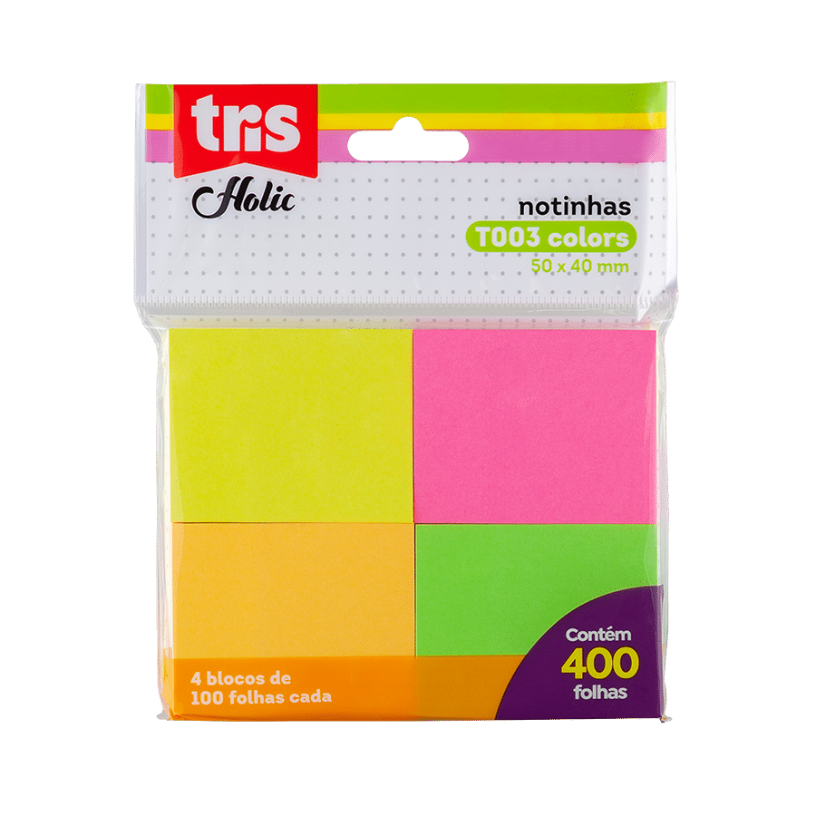 BLOCO DE NOTAS ADESIVAS